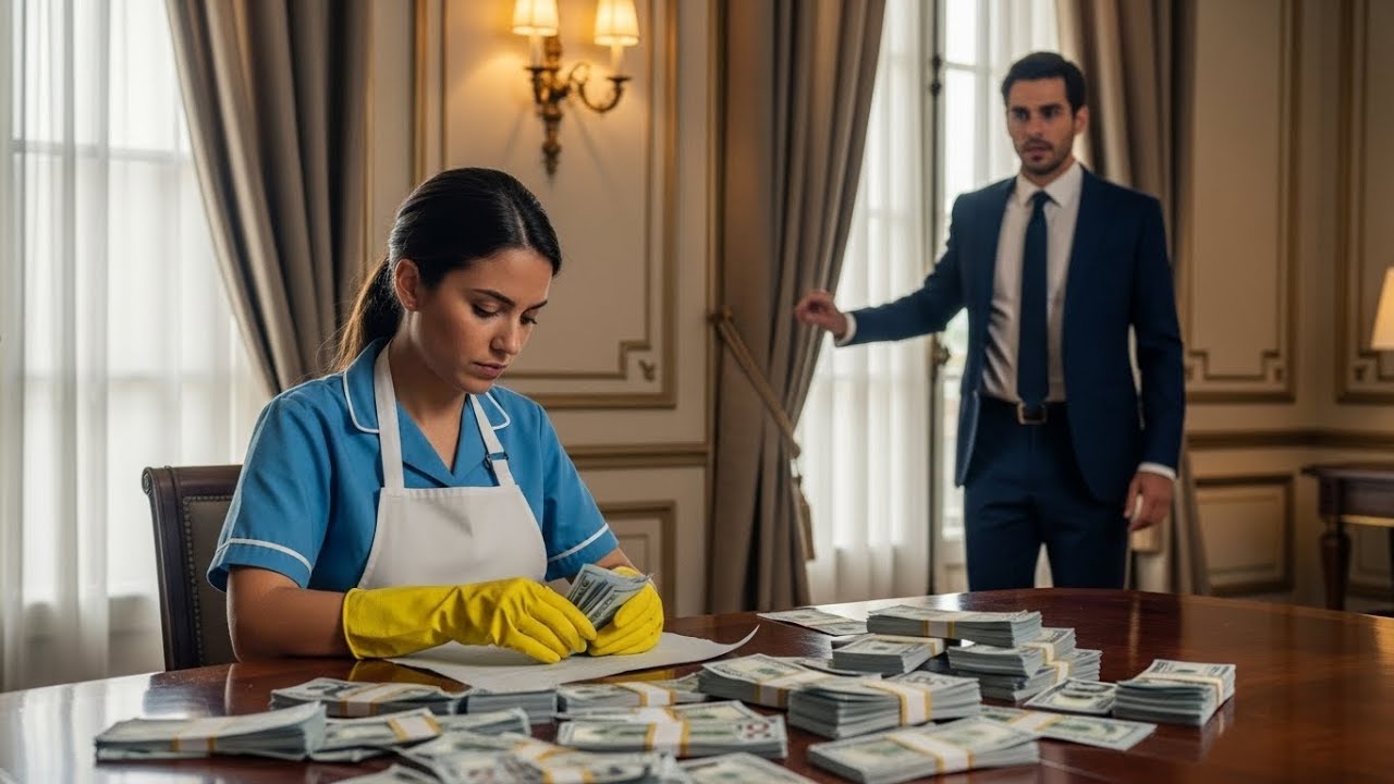 MILIONÁRIO OBSERVA EM SILÊNCIO UMA FAXINEIRA — E DESCOBRE UMA VERDADE QUE TRANSFORMA TUDO