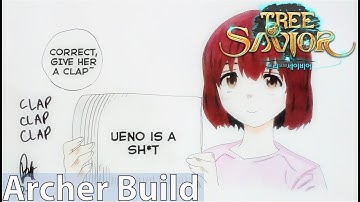 🌳Tree of Savior🌳 - Archer Leveling 🎮Gameplay🎮 - Reaching Rank 8👍