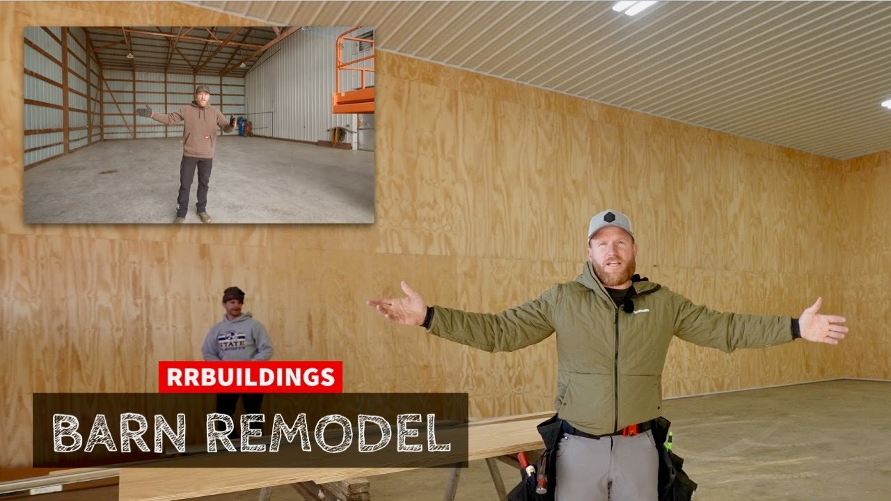 Giving an old Barn new LIFE: Remodeling a Pole Barn #remodel - YouTube