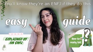 How to know if someone is an ENFJ