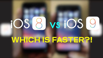 iOS 9 vs iOS 8 SPEED TEST - WHICH IS FASTER?!