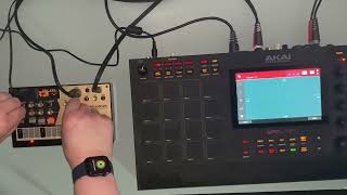 Mpc live. Volca Drum. Weird wonky minimal techno.