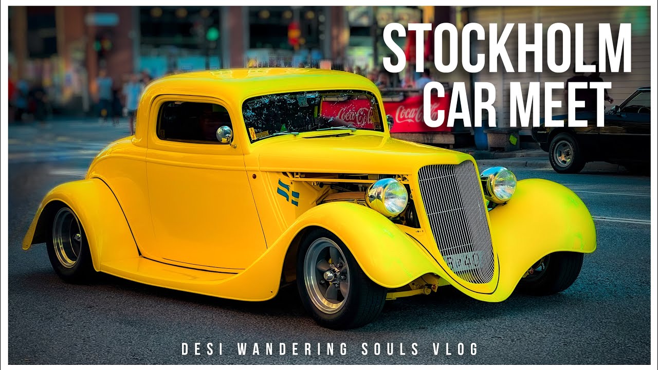 Stockholm Cruising || Stockholm Car Meet || Vintage Cars Rally in