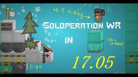 [BattleBlock Theater] Soloperation Speedrun in 17.05 - World Record