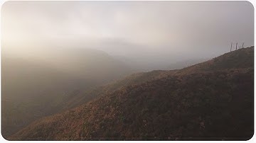 Turbo Ace Matrix Quadcopter Drone Flies Through Mountain Mist