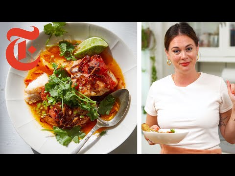 Alison Roman's Tomato-Poached Fish with Chile Oil | NYT Cooking