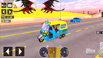 Tuk Tuk auto rickshaw driver 3D game - #192 auto rickshaw driving game - Android iOS Gameplay