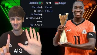 ZAMBIA'S DEMOLISH EGYPT WITH A 6-0 WIN! COPPER QUEENS STRIKE WITH POWER AND FEROCITY!🇿🇲