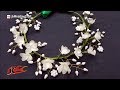 How to make a Wedding Floral Crown / Tiara  | JK Wedding Craft 134