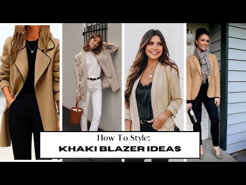 How To Style A Khaki Blazer | Khaki Blazer Ideas | And Then There Was Fashion