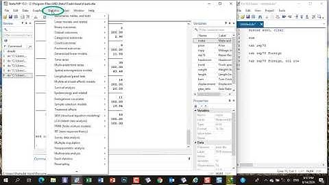 Stata 15 Tab and Tabstat Commands (Pashto)