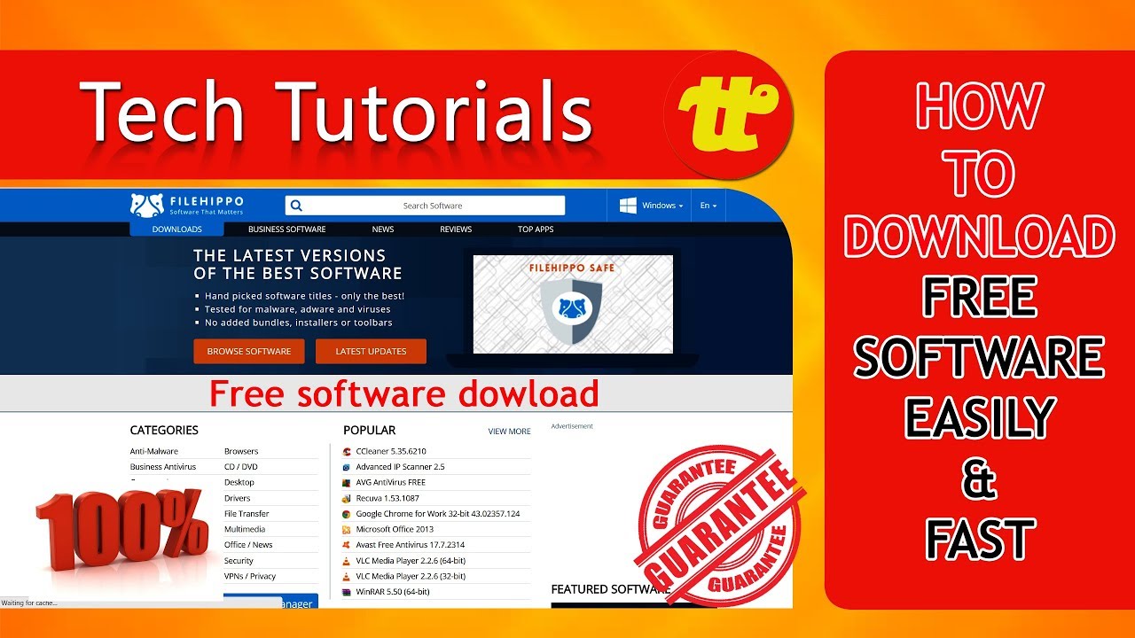 how to download any software for free