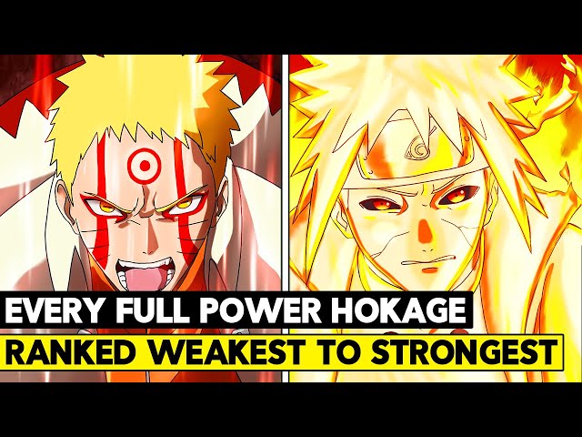 Naruto: Every Hokage, Ranked According To Strength