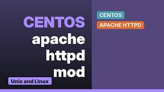 Unix & Linux: How can install mod_evasive or mod_security with httpd24