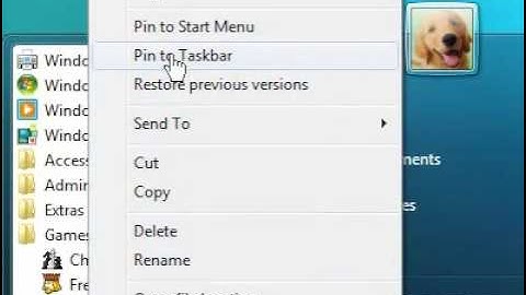 How to pin a program to the Start menu in Windows 7
