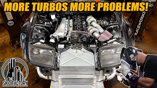 Twin Turbo exhaust Fab and a shiny new Plazmaman intake- RB25/30 Powered Nissan Z32 [EP5] by The Skid Factory 103,045 views 4 months ago 28 minutes