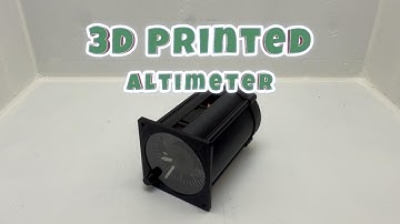3D Printed Altimeter with custom Arduino Mega DIY
