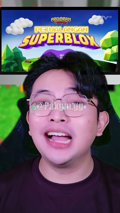 Pak GM masuk TV! #Roblox