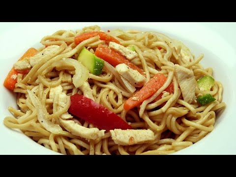 chicken-and-vegetable-noodles-recipe---basic-and-easy