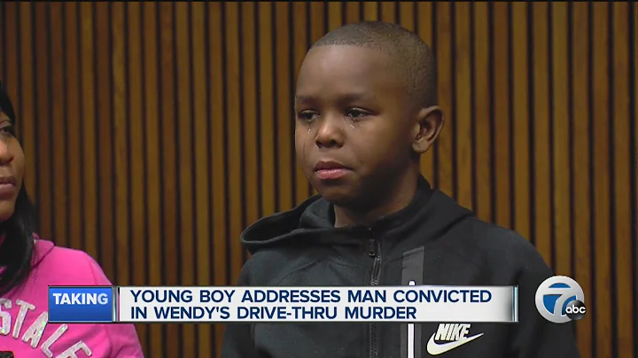 Young boy addresses man convicted in Wendy's drive...