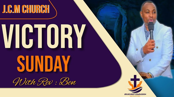 J.C.M   VICTORY SUNDAY