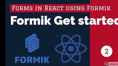 React Formik Getting Started Formik Component #03