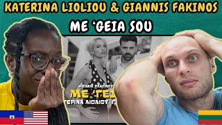 REACTION TO Katerina Lioliou & Giannis Fakinos - Me 'Geia Sou (Music Video) | FIRST TIME HEARING