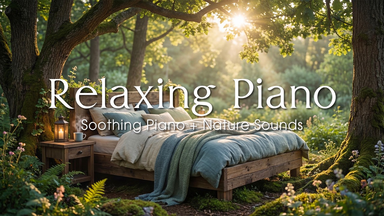 Утренняя спокойная музыка в саду 🪴 Расслабляющая музыка для снятия стресса, успокаивающая душу