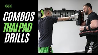 Advanced Muay Thai | Thai Pad Drills for Endurance