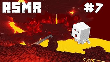 ASMR Minecraft #7 - Exploring the Nether! - ⌨️ Keyboard + Mouse Sounds