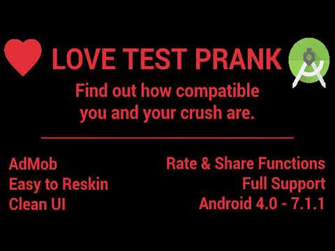 Love Compatibility Test - Ad Mob (Banners & Interstitials) | Codecanyon Scripts and Snippets