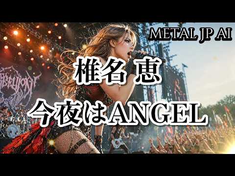 椎名 恵【今夜はANGEL】AIメタル女子がカバーした　STREET OF FIRE　AI cover J-Rock