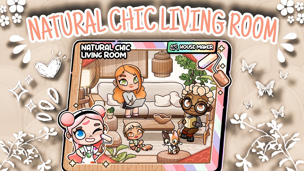 UNBOXING PACK NATURAL CHIC LIVING ROOM | AVATAR WORLD | PAZU - YouTube