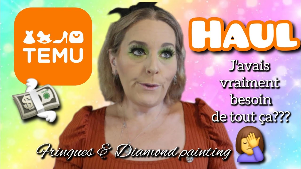 Encore un ENORME Haul TEMU 💸 | Fringue 👚 & diamond painting 💎