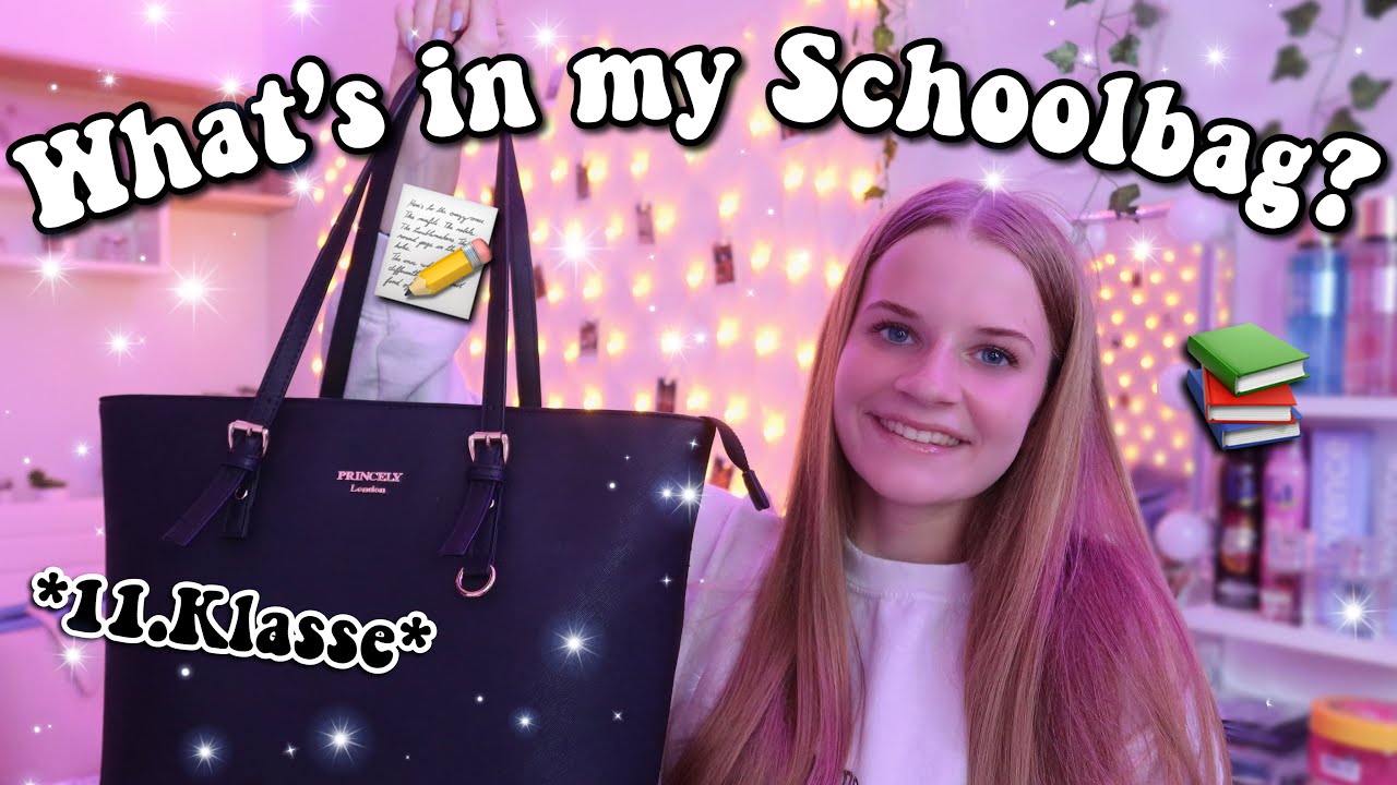 What’s in my Schoolbag?📚 *11.Klasse*💗 | kathie - YouTube