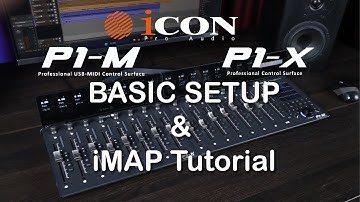 P1M DAW Controller +P1X DAW Control Expander Basic Setup and iMAP Tutorial