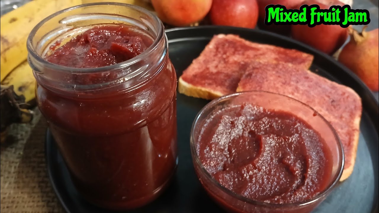 Homemade mixed fruit jam/Easy and tasty mixed fruit jam recipe