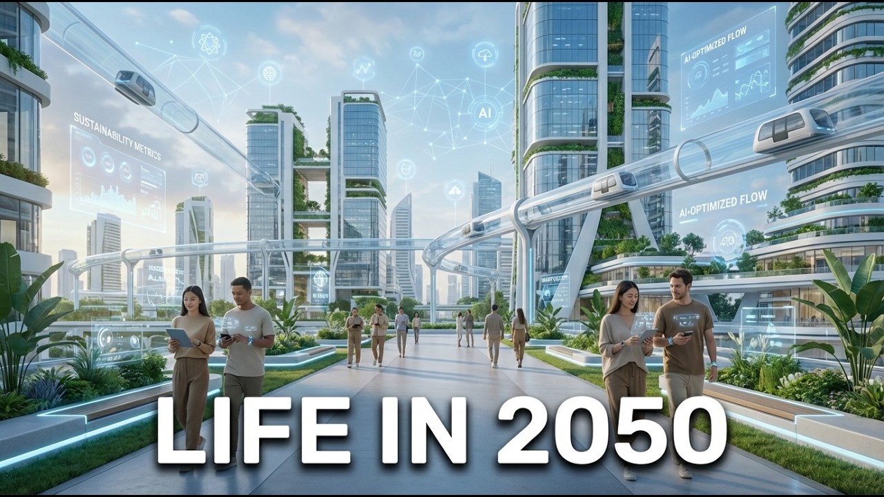 Life in 2050 A World Designed by Artificial Internet - YouTube