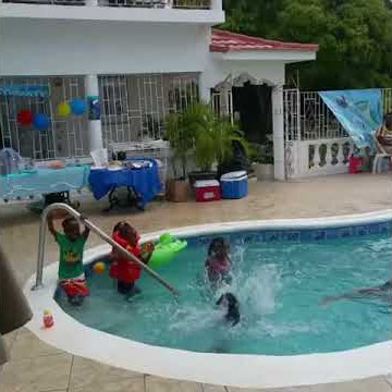 dj lindsay & dj oney @ kids pool party Ironshore