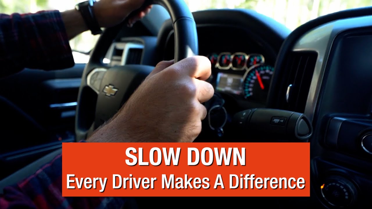 Slow down – every driver makes a difference (30 second PSA) - YouTube