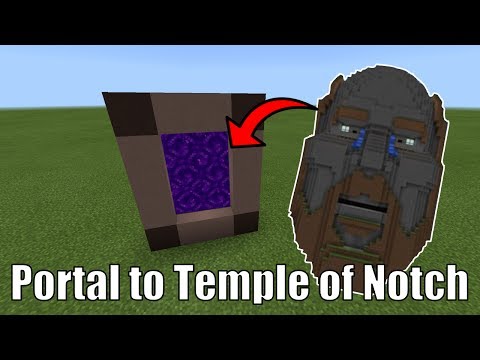 MCPE: How To Make a Portal to the Temple of Notch