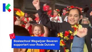 Basisschool Wegwijzer Beveren Supportert Voor Rode Duivels