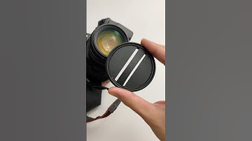 Zelfgemaakte lensfilter met twee spleten
