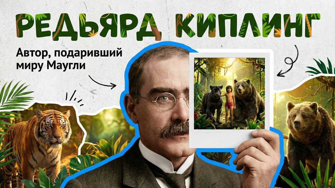 За что получил Нобелевскую премию Редьярд Киплинг, автор сказки “Маугли” | история на ночь