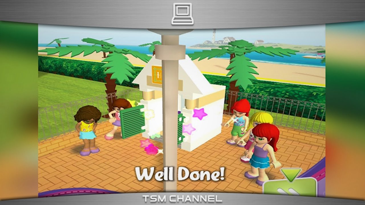 Lego Friends Pool Party (Emma Surprise Party) YouTube