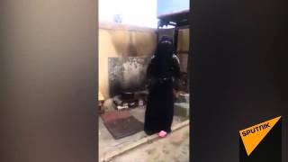 امرأة عراقية ترعب داعش