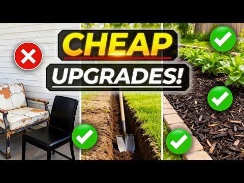 10 CHEAP Backyard Changes That Make Your Home Look RIDICULOUSLY Expensive  — Nobody Tells You