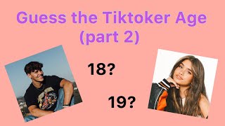 Guess the TikToker’s Age! | part 2 screenshot 5