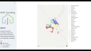Ames Housing Map GIS Tool (NYC Data Science Academy Machine Learning Project)