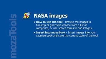 mozaBook Interactive Teaching Software - NASA images tutorial video